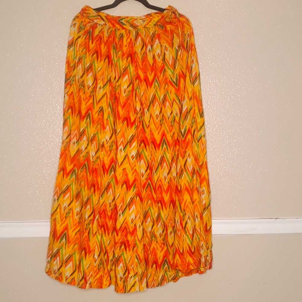 A flowing Floral Skirt